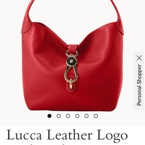Dooney & Bourke Red Leather Shoulder Bag